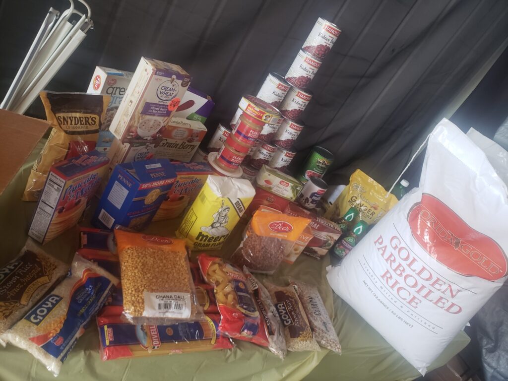 Food Hamper Distribution During the Flood